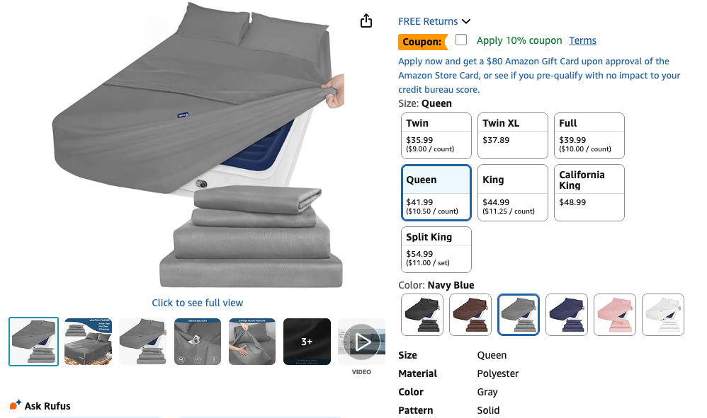 amazon product pricing